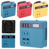 120W Lithium Battery Inverter 21V To AC220V DC5V 12V Power Inverter Intelligent Battery Transformer for DeWalt Makita Milwaukee