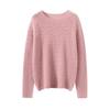 2024 Women's Cashmere Silk Knit Sweater - Hollowed-Out Long Sleeve Autumn/Winter Top