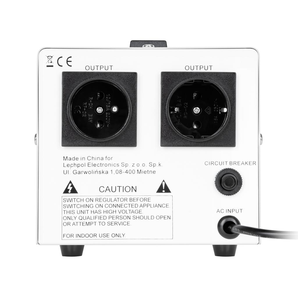 Voltage regulator servomotor 230V 1000VA Kemot