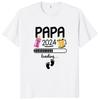 Papa 2024 2025 T Shirt Funny Future Dad Beer Lovers Gift Tee Tops 100% Cotton Unisex O-neck Oversized T-shirts EU Size