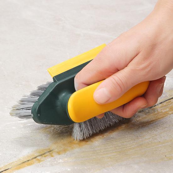 Cleaning Brush Multi-Functional Scrubbing Scraper Plastic Handle Ergonomic Grip Kitchen Toilet Cleaning Bottle Brush