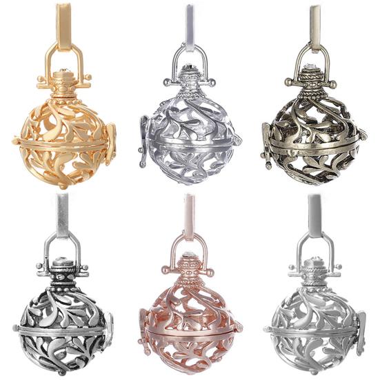 Pendant Hollow Bells Design Multipurpose Copper Fashion Necklaces Accessories for Girl