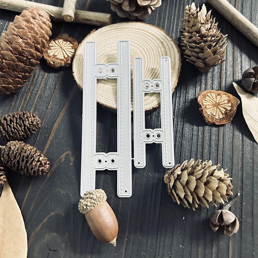 Metalen snijmallen met vergrendelingszijde voor scrapbooking, album- en kaarten maken, reliëfstempels en decoratieve knutselprojecten.