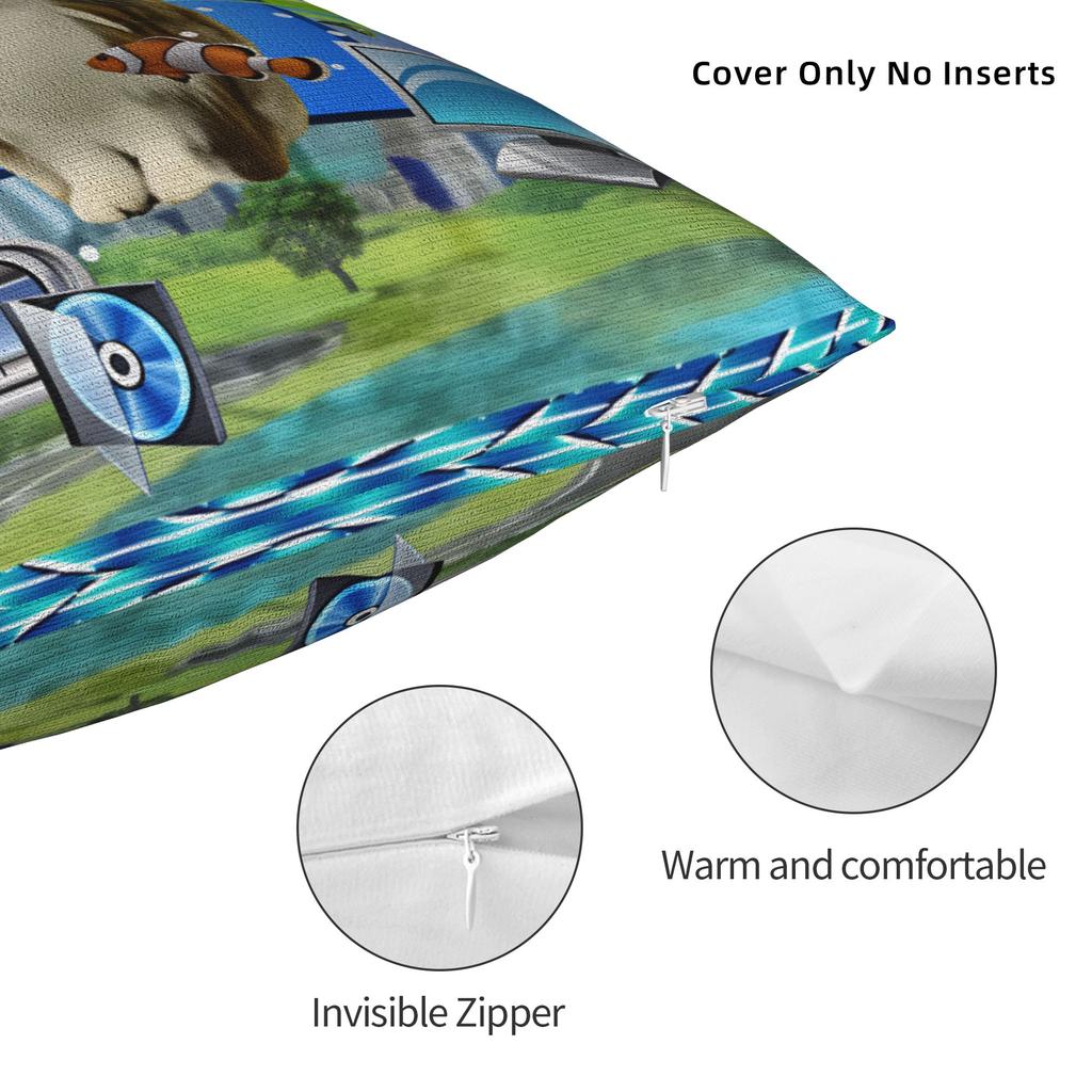 Frutiger Aero Ästhetik Kissenbezug Vintage Kissenbezug für Couch Sofa Schlafzimmer Weiche Kissenbezüge Geschenkidee