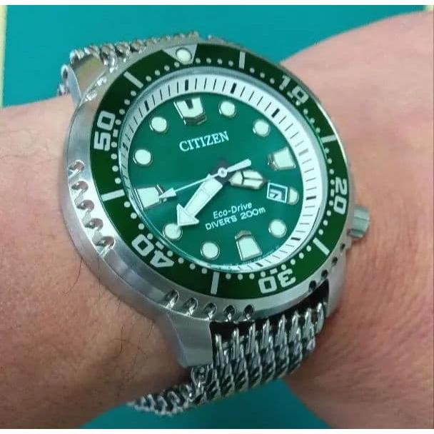 Used CITIZEN Promaster Date Green