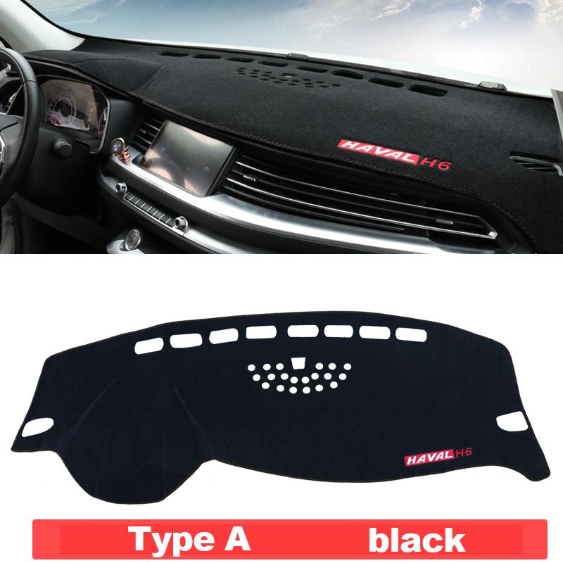 For Haval H6 2017 2018 2019 2020 Car Dashboard Covers Mat Sun Shade Pad Instrument Panel Carpets Anti-UV Interior Accessories