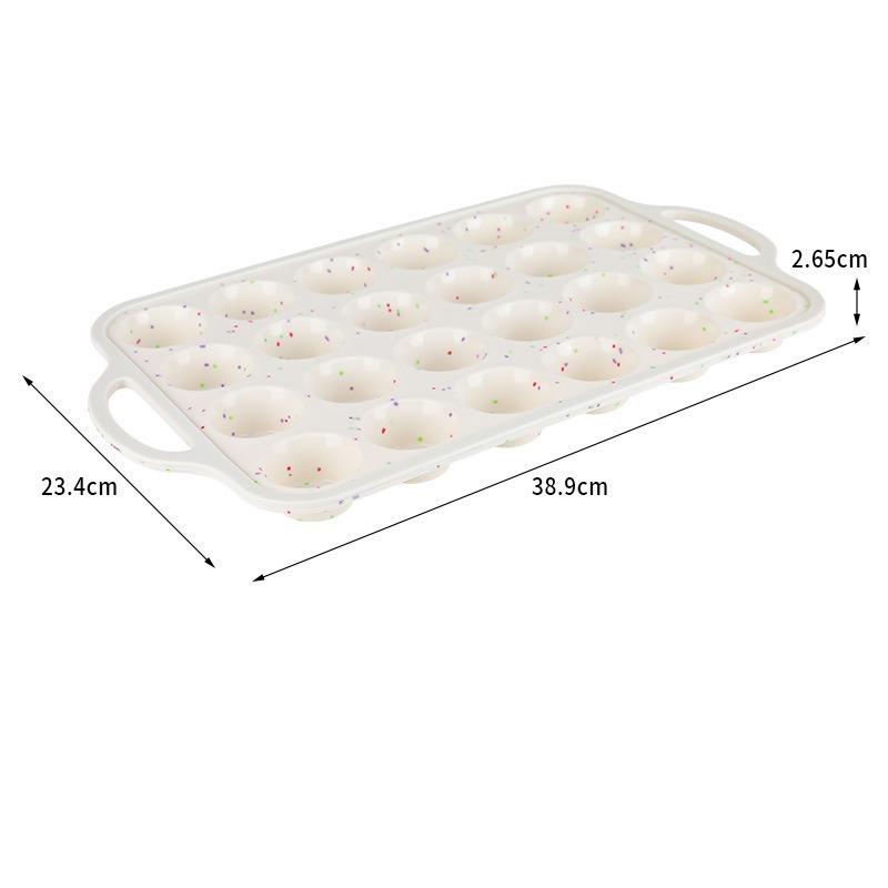 Silicone Covered Iron Muffin Baking Pan Silicone Mould Multi-Continuous Baking Cake Mold Set