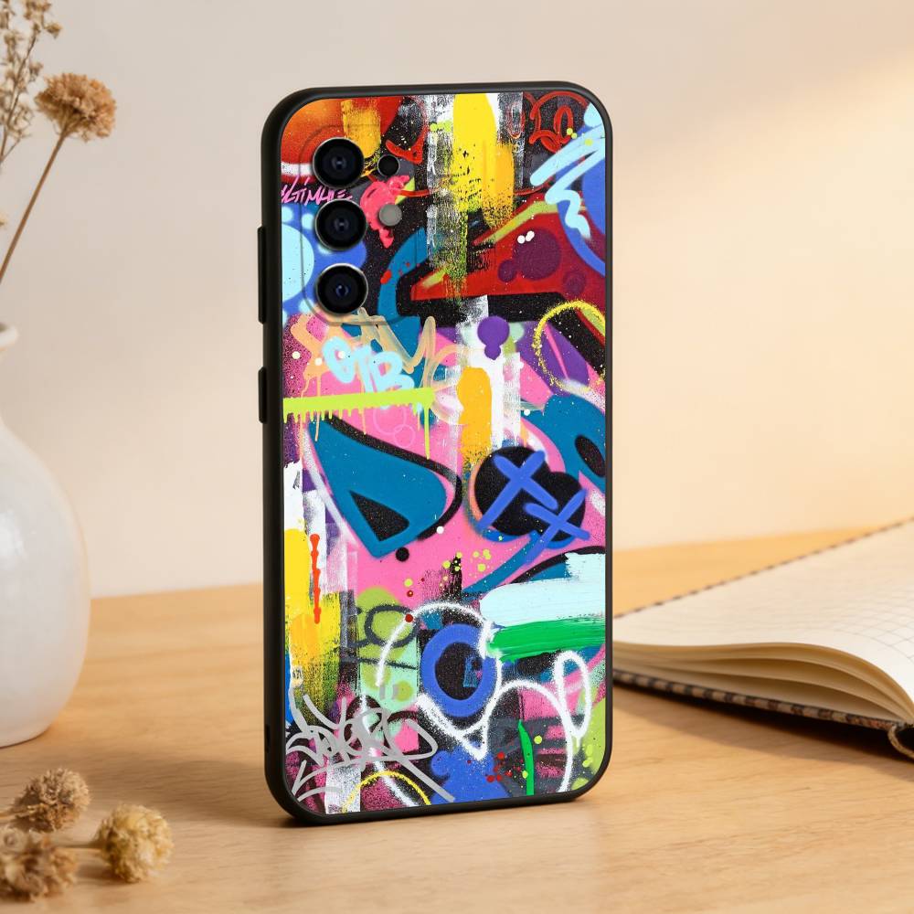 Cool Thing G-Graffiti A-Art Phone Case For Samsung S25,S24,S21,S22,S23,S30,Ultra,S20,Plus,Fe,Soft Silicone Black Cover