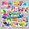 Waterproof Cute Cartoon Animal Stickers: 50 Sheets for Children's Journals & Early Education