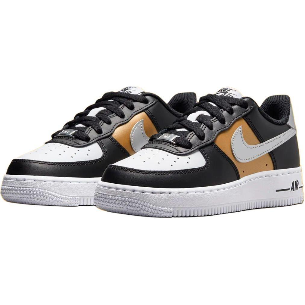 Nike Air Force 1 Low top Skateboard Shoes Black White Unisex Kids' HV0937-010