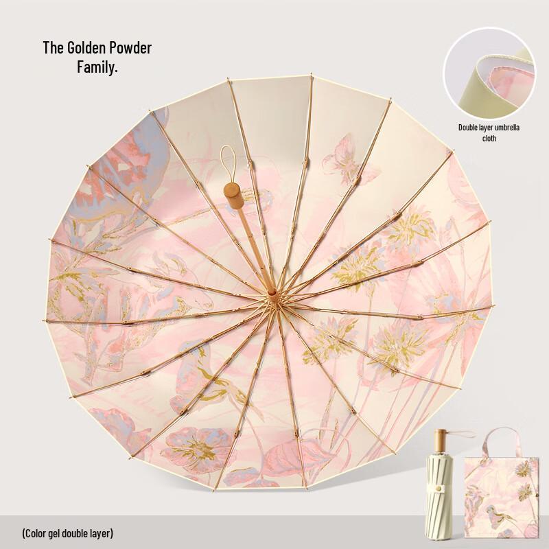 

OIMG 16-Rib Three-Fold Dual-Use Umbrella