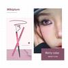 Same Style as the Little Monkey! Mikiplum Dual-Ended Eyeliner Gel Pen, Easy to Apply, Berry Color, Pink, for Lower Lash Line