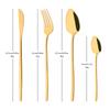 4Pcs Black Flatware Stainless Steel Tableware Dinner Fork Fruit Fork Steak Fork Salad Fork Suitable for Restaurant or Banquet