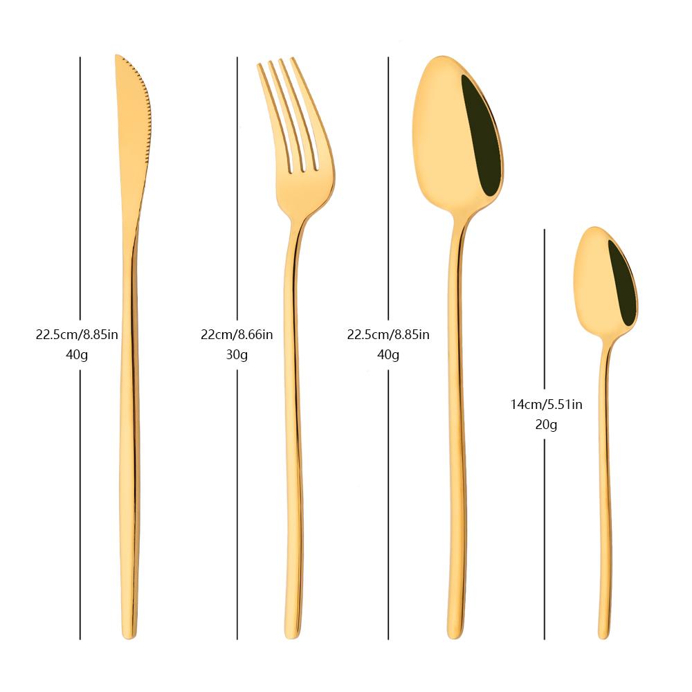 4Pcs Black Flatware Stainless Steel Tableware Dinner Fork Fruit Fork Steak Fork Salad Fork Suitable for Restaurant or Banquet