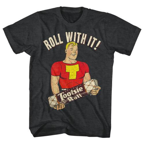Tootsie Roll Let Me Roll It T-Shirt - Black Unisex T-Shirt XXL
