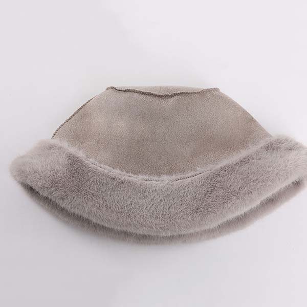 WTEMPO Women's Versatile Plush Retro Elegant Warm Thickened Hats Soft Solid Color Autumn Winter Casual Windproof Cold-proof Hats
