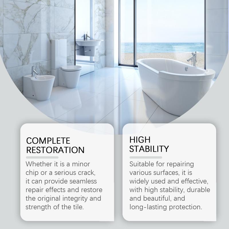 Jaysuing Tile Repair Paste,High-efficiency repair, waterproofing, and leak-stopping adhesive for detached and cracked tiles