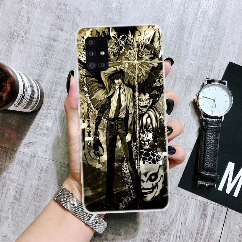 Anime Manga Death Note Ryuk Phone Case For Samsung Galaxy A12 A22 A32 A42 A52 A72 A51 A71 5G A41 A31 A21 A02S M12 M21 M31 M30S