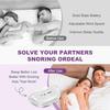 Anti-Snoring Device, Dual Turbine Electric Adjustable Ventilation, Adjustable Wind Speed, Snoring Solution for Men and Women, Blue