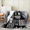 Popcorn All Season,Bed Blanket Cinema Poster Blanket, for Kids Boys Girls Teens Decor Movie Theater Food Blanket Home Decor
