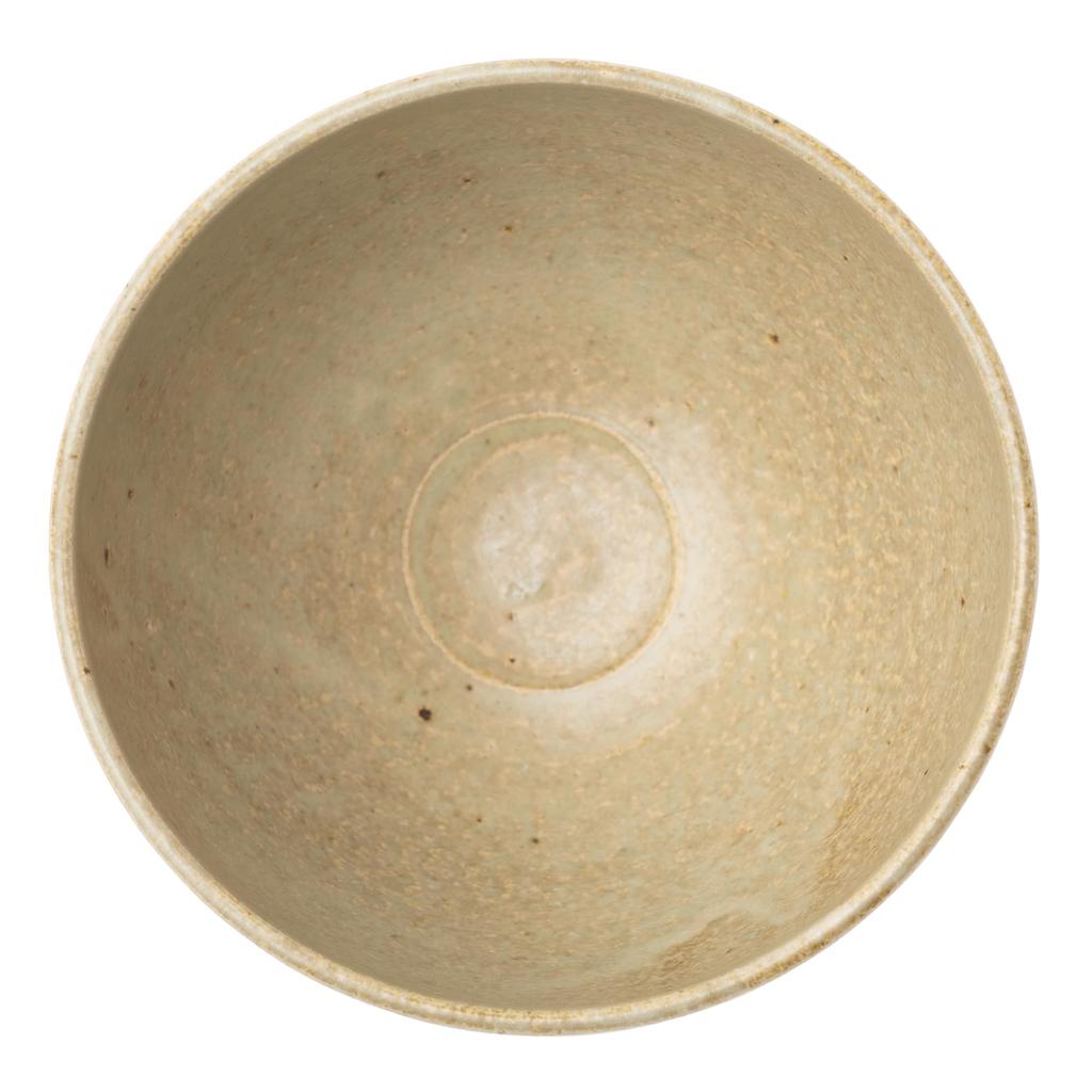 Marui Pottery Shigaraki Ware Hechimon Matcha Tea 12cm White Glass Cream Bowl, Approx. Diameter, Finish, MR-3-4117