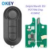 Okey Remote Smart Car Key Marelli/Delphi RX2TRF198 PCF7946 433MHz For Fiat 500L Ducato Citroen Jumper Peugeot Boxer 2008-2015