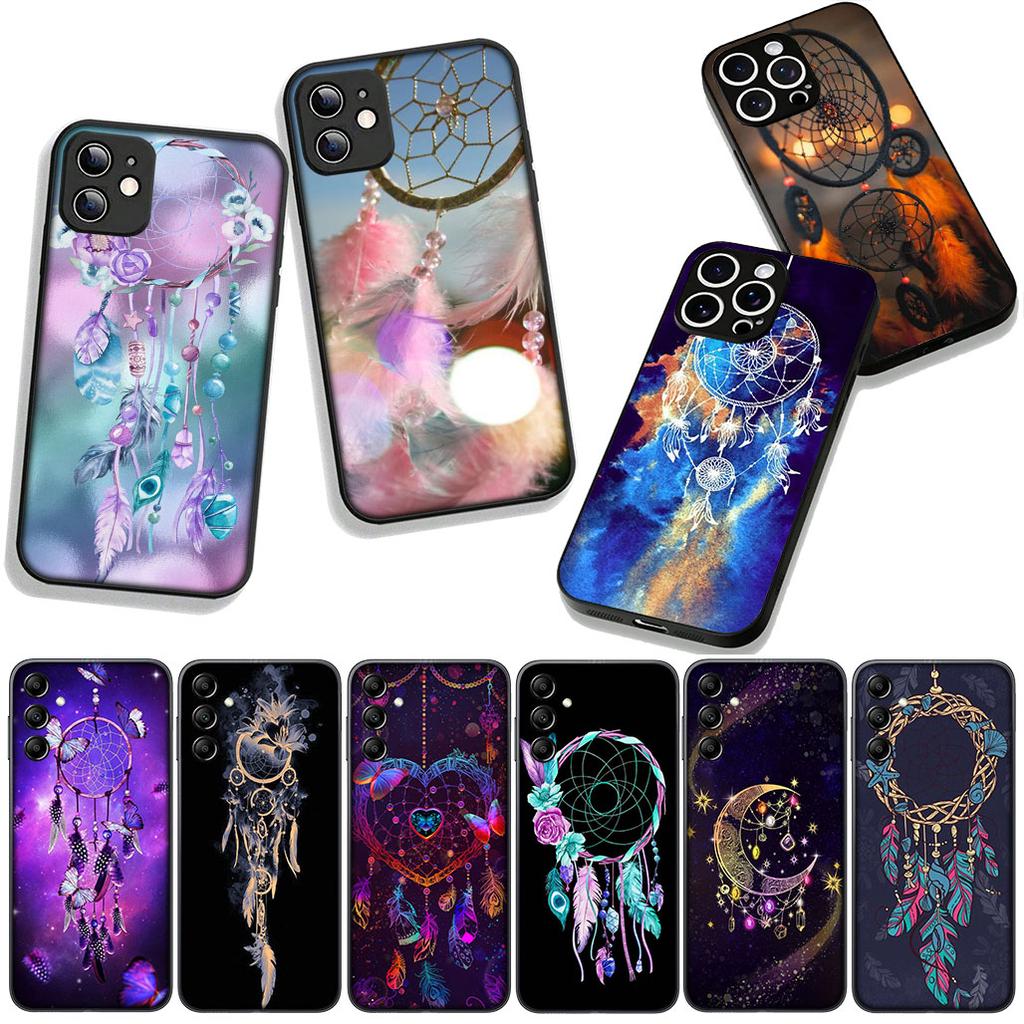 for Samsung Galaxy A25 A37 A57 A12 A14 A50 A51 A70 A71 A72 A04 M15 Note 20 9 8 10 Case Watercolor Dreamcatcher Dream Catcher