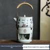 Lan Ting Xu Ceramic Tea Warmer Set with Candle Heater