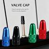 Presta Bicycle Valve Cap Cnc Aluminum Alloy Valve Cover For French Valve With Stainless Steel Material