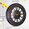 Elegant European Styles 12inch Round Wall Clock for Home Or Office Decoration D57B