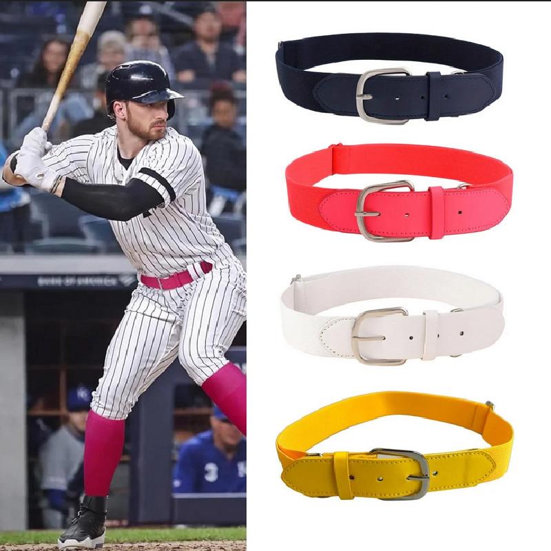 Youth Baseball Belt Kids Softball Belt Casual Adjustable Elastic Loose Waistband For Boys Girls Toddlers Athletic Belt