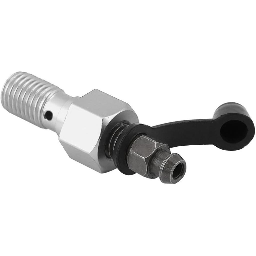M10x1.25mm Motorcykel Bromscylinder Bromsok Luftningsskruv Banjobult Dammskydd