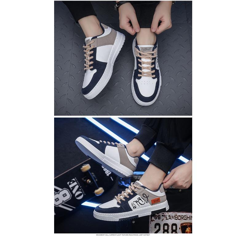 Men's Breathable Canvas Shoes, Versatile Sports Shoes for Male Students, Casual Shoes, Board Shoes