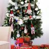 Weihnachts-Adventsspielzeug 24 Tage Countdown-Kalender Adventsfiguren Feiertags-Heimdekoration Puppe für Frauen Männer Kinder Kinder Erwachsene