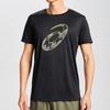 Asics Logo Crew Neck Pullover Comfortable Sweat-Absorbent Breathable Casual Sports Short Sleeve T-Shirt Men Tops Black 2011D076-001