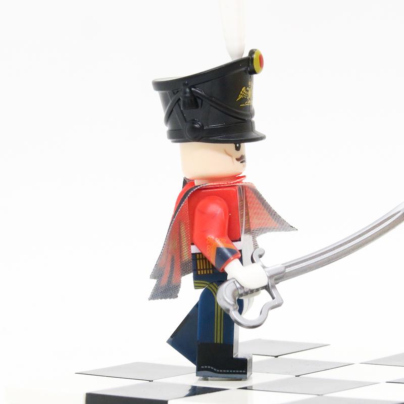 Mini-figure Miniature  | Napoleonic Wars | Russian Imperial Guard Hussar |  Building Toys | MOC Minifig  | New 018