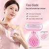Women's Five-Layer Ultra-Thin Blade Safe Hair Removal Razor for Private Areas