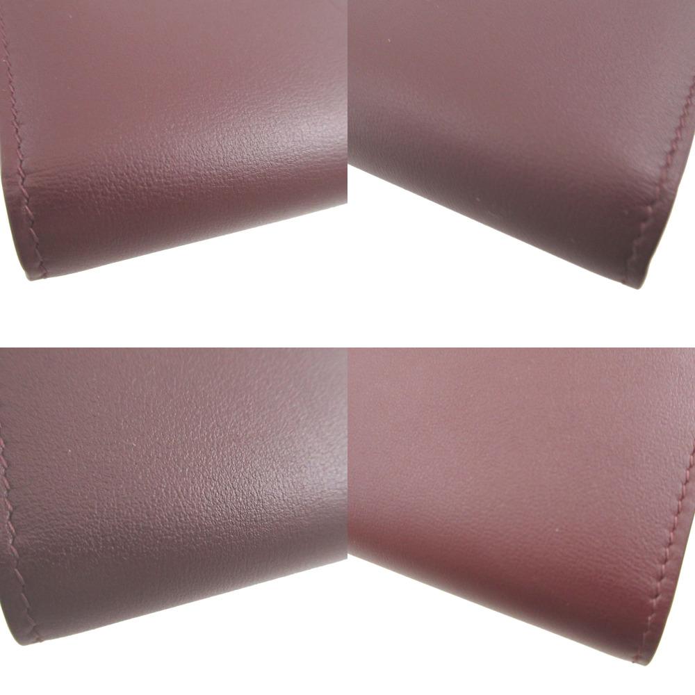 Used AUTHENTIC CARTIER L3001760 Must de Cartier long wallet Bordeaux Leather
