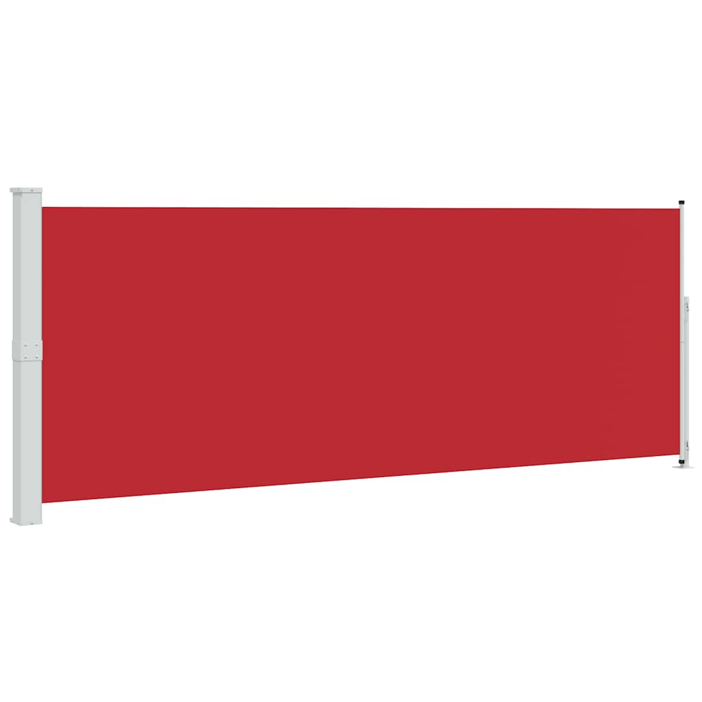 Side Awning Retractable 180 X 500 Cm Red