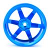 4pcs Aluminium Alloy Wheel Hub for Universal 110 Flat Running Drift RC CarBlue