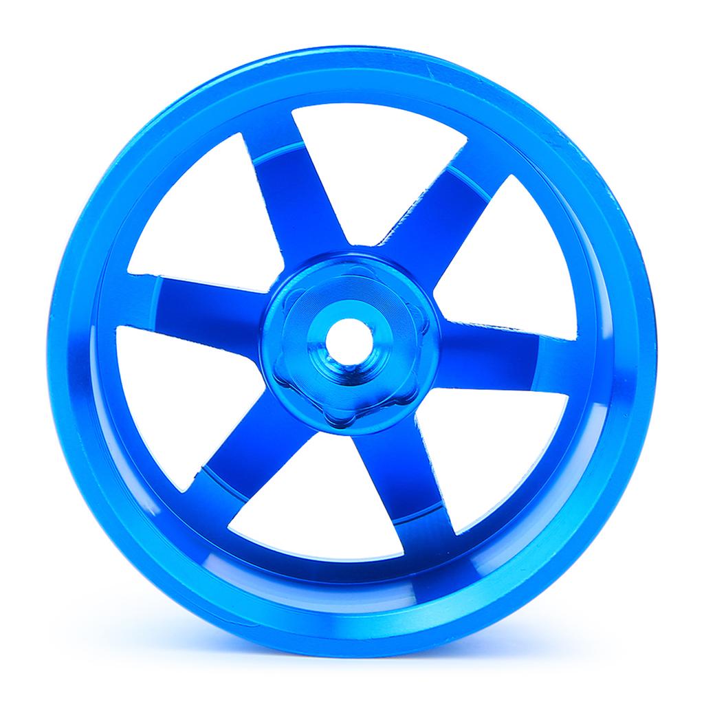 4pcs Aluminium Alloy Wheel Hub for Universal 110 Flat Running Drift RC CarBlue