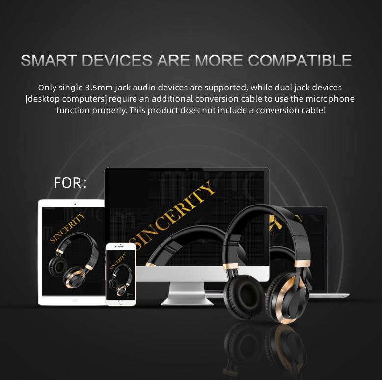 Universal Piano Student Headset with 6.5mm Plug for Phones and Laptops