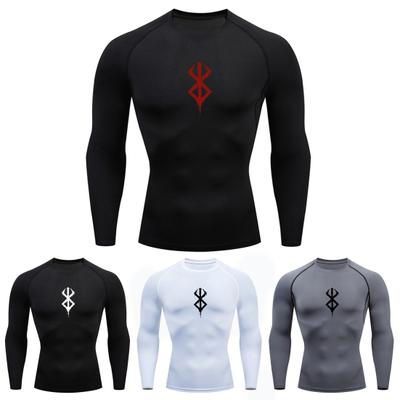 Men Sports Top Round Neck Slim Fit Long Sleeve Quick Dry Thin Soft Breathable Highly Stretchy Pullover Training Exercise Men Jogging T-shirt