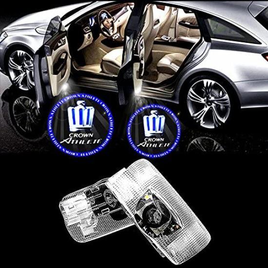 

AHALOOK Door Courtesy Lamp Set with Door Welcome LED Logo Ghost Compatible with and 210 Series Crown with Adjustable for Crown Athlete Tools, Light,