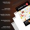 Marker Pad Drawing Sketch Paper 100 Sheets 50 Pages Mixed Media 130GSM Bleedproof SpiralBound Art Sketchbook for Alcohol Acryli