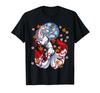 Fox Japanese Nine-Tailed Fox Cherry Blossoms Fantasy Animals Mythical Creatures Japanese Mythology Folklore T-Shirt