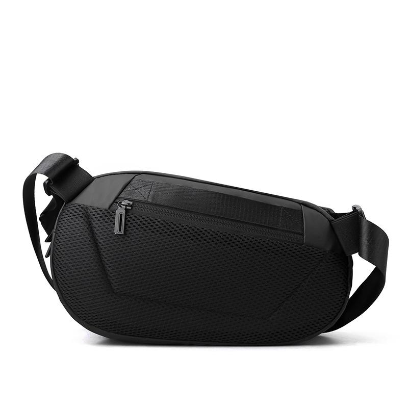 Men's Trendy Crossbody Motorcycle Bag - Multifunctional Sport Riding Messenger/Shoulder Waist Bag (Lightweight)