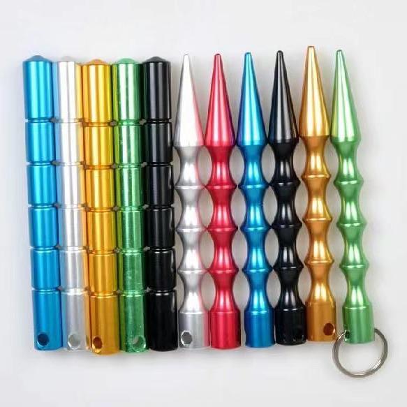 Women's Self-Defense Tactical Pen: Portable, Pen-Shaped Keychain Tool with Window Breaker for Outdoor Safety.