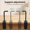 Not Slip Metal Paper Roll Dispenser Adjustable Desk Clamp Protects Surfaces Paper Roll Holder Easy Setups for Worktables