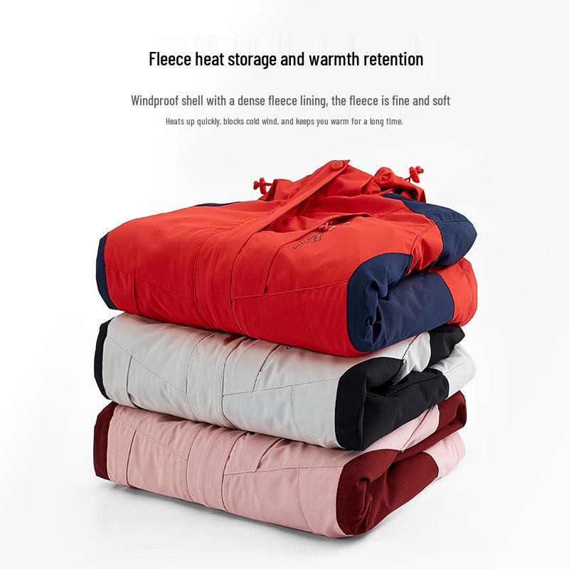 1818 Windproof Waterproof Detachable 2-Piece Outdoor Mountaineering Suit for Men & Women